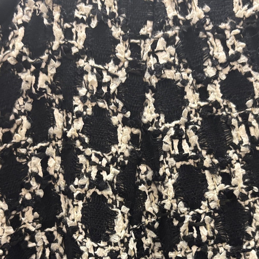 Vintage Carlisle Black and White Patterned Blazer - Picture 2 of 2